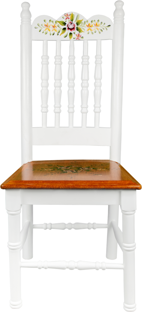 White Wooden Chair - Isolated